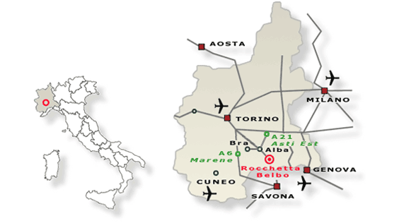 The production sites are located near Alba in the Piedmont